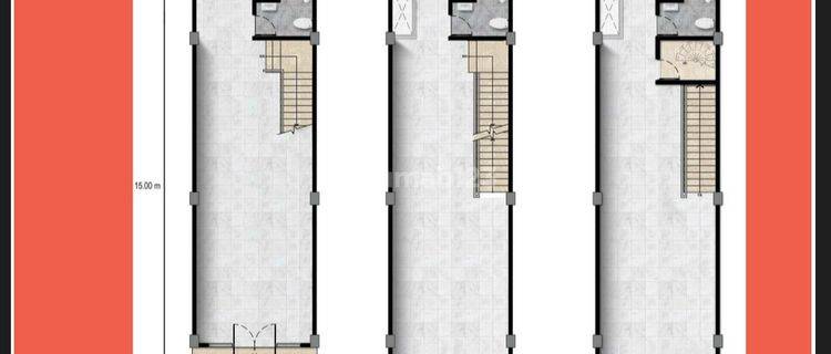 Dijual Ruko La Riviera Boulevard 4.5x15 3 Lantai di Pik 2. 1