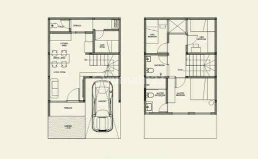 Rumah Kelapa Gading Baru 2 Lantai Park Spring 6x10 1