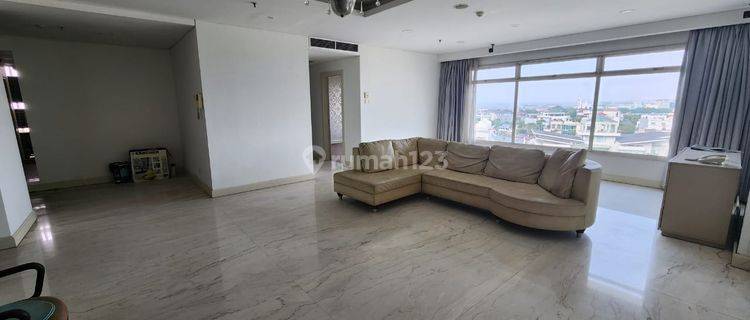 Apartment Pantai Mutiara 149m2 Tower Damar 3+1br Low Zone Semi Furnished Full Marmer Sea View Hoek Mewah Hook 1