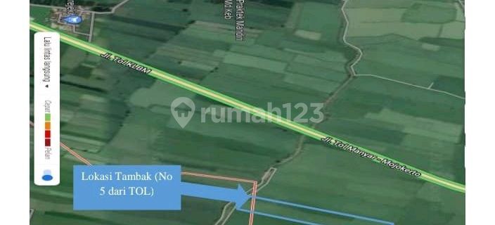 Dijual Tanah Kavling Tambak Beras Cerme Gresik 1