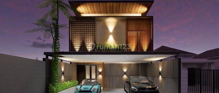 Rumah 2 Lantai Baru Furnished SHM di Jalan Mahendradata, Denpasar 1