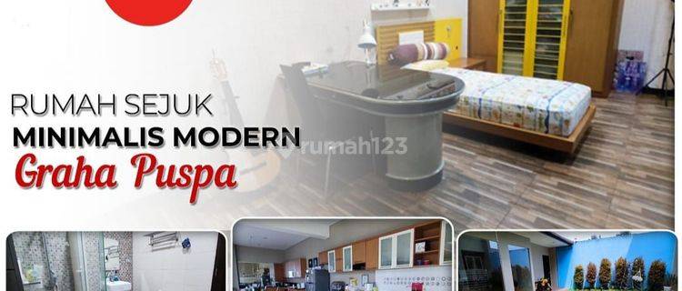 Dijual rumah siap huni terawat di graha puspa 1