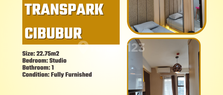 Selling Transpark Cibubur Apartment Fully Furnished, Pool View, Strategic Location, Connected to Mall 1