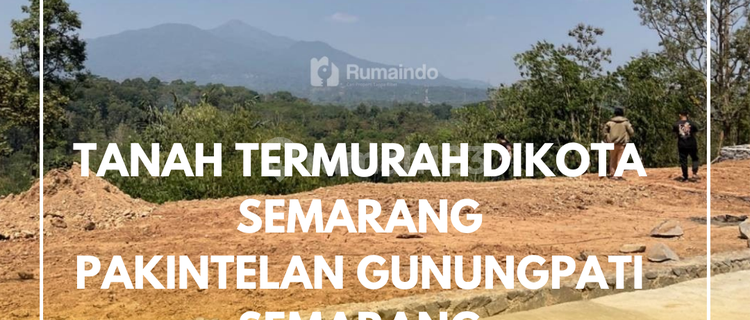 Cheapest Land in Semarang City Ready to Build Houses or Boarding Houses Pakintelan Gunungpati Semarang 1
