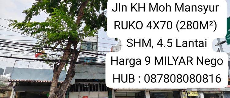 Dijual Ruko Jln Kh Moh Mansyur  1