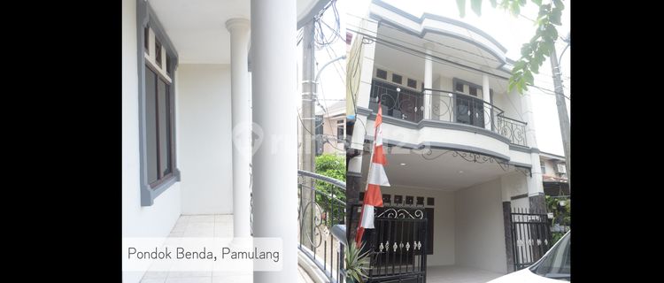 Di jual cepat rumah 2 lantai modern di pondok benda baeat 1