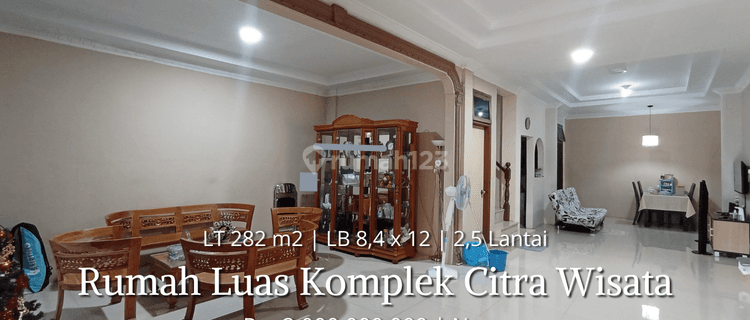 Dijual Rumah Hook Luas Komplek Citra Wisata Jalan Karya Wisata 1