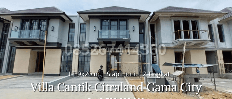 Dijual Rumah Mewah Komplek Citraland Gama City Villa Cantik 1