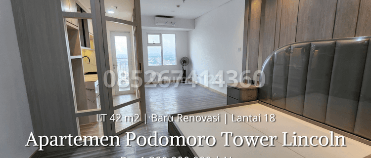 Dijual Apartemen Podomoro Tower Lincoln Inti Kota Siap Huni Medan 1