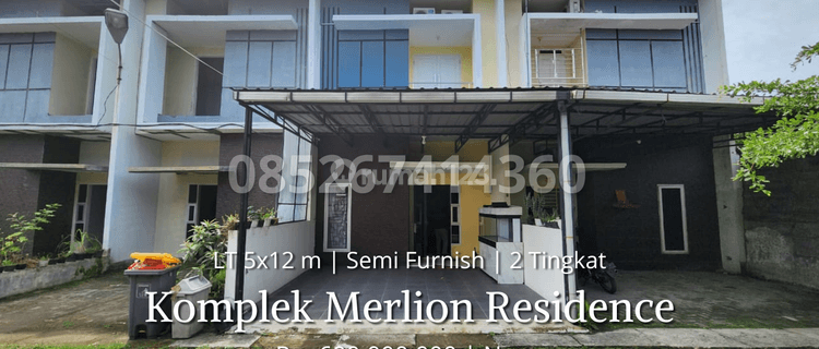 Jual Rumah Komplek Merlion Residence Jalan Bayu Ringroad Sunggal 1