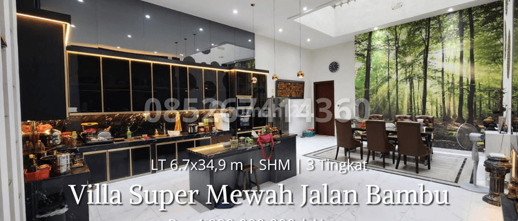 Jual Rumah Bambu Villa Mewah Inti Kota Jalan Bambu 1 Medan Timur 1