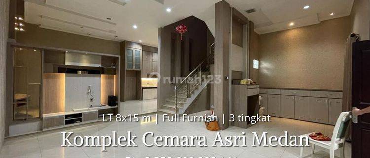 Dijual Cepat Rumah Komplek Cemara Asri Mewah Full Furnish 1