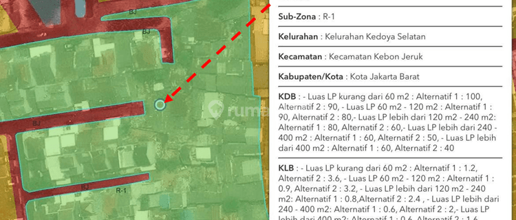 Dijual Tanah Komplek Perumahan Taman Ratu 1