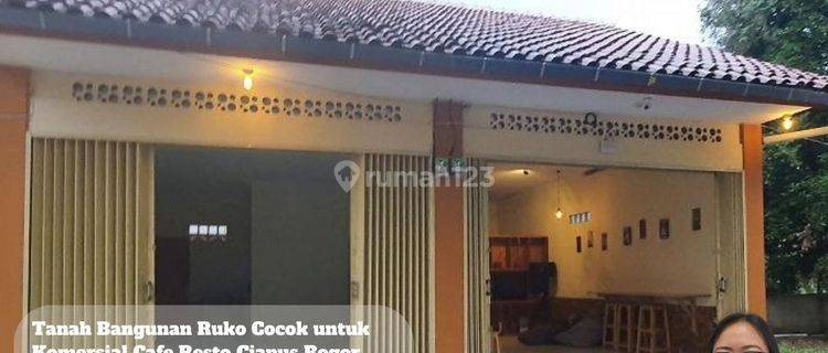 Tanah Bangunan Ruko Cocok Untuk Komersial Cafe Resto Ciapus Bogor 1