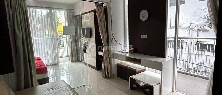 Dijual apartemen dago suites lantai 1 view taman 2BR dkt Mcd hokben ITB tinggal jalan kaki 1