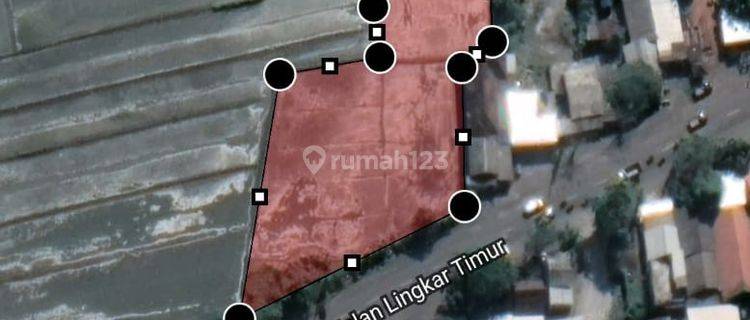 Tanah Sawah Daerah Lingkar Timur Sidoarjo Nol Jalan 1