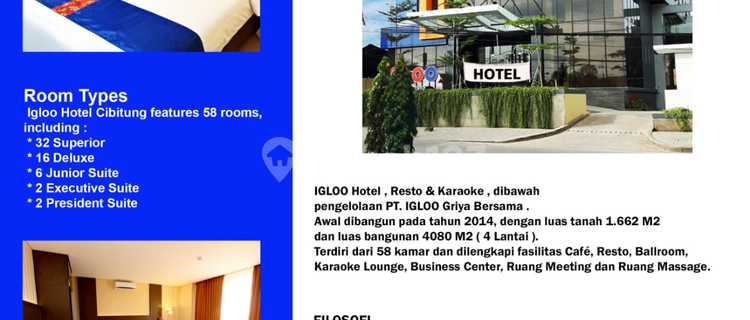 For Sale 3-Star Hotel in Cibitung, Cikarang, Bekasi, West Java 1