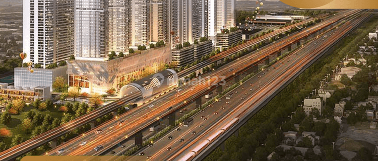 Apartement Green Avenue Of Lrt City 1 BR Semi Furnished Baru 1
