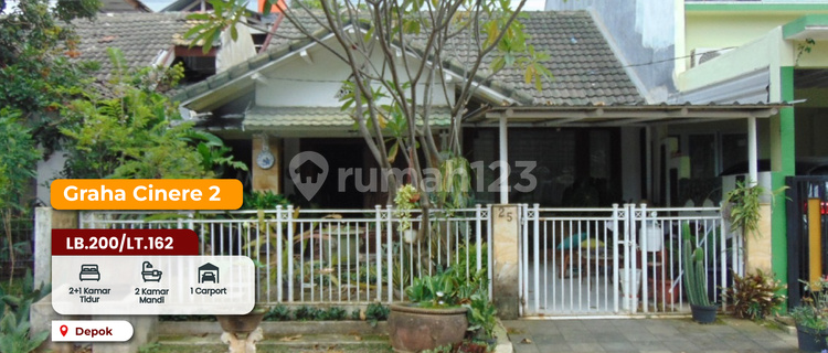 Rumah di Graha Cinere 2, Depok Type 162/100 SHM 1