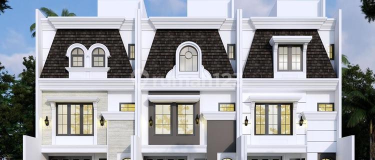Brand New 3-Story House in Tebet with American Classic Design 1