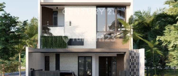 Rumah Baru 2 Lantai Minimalis Modern di Villa Taman Meruya 1