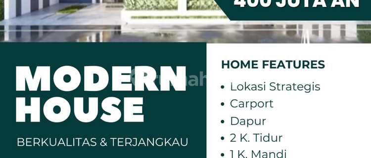 Rumah One Gate Pudak Payung Harga 400 Jutaan SHM 1