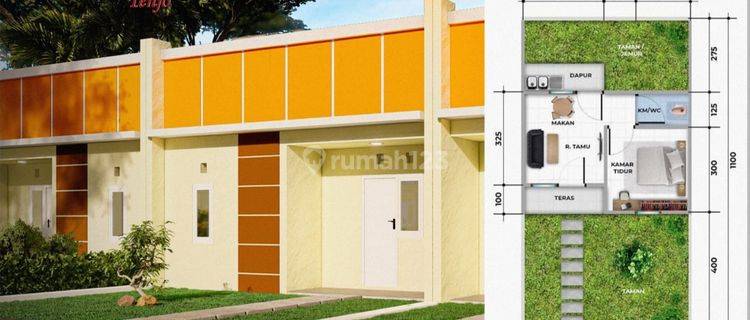Rumah Subsidi Dekat Stasiun Kereta Api Tenjo 1