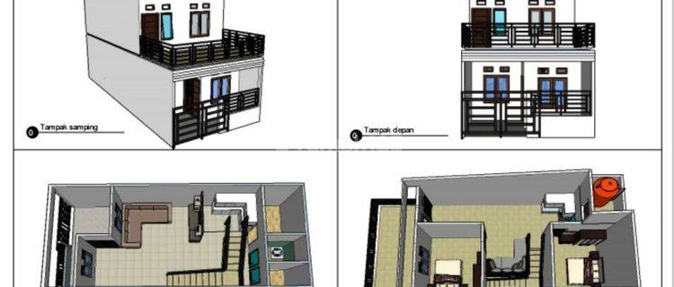 Rumah Murah 2 Lantai plus Balkon Di Kebon Jeruk Jakbar  1