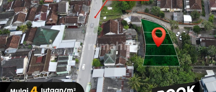 Tanah Strategis di Ngaglik, Sleman SHM 212 m² 1