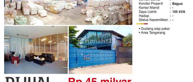  Gudang Bagus di Area Tangerang Siap Pakai 1
