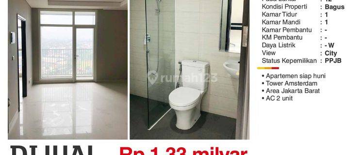  Apartemen Ciputra International 1 Kamar Tidur 1