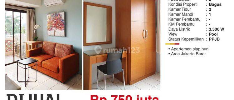  Apartemen Puri Garden 2 Kamar Tidur Bagus 1