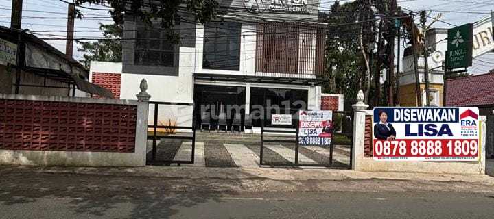 For Rent Blue Building/Shop House in Puri Cikeas Bogor Jl. Letda Natsir 1