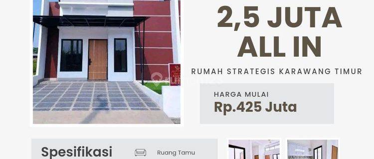 PROMO KPR 2,5 JUTA ALL IN RUMAH DEKAT STASIUN DAN TERMINAL KLARI 1