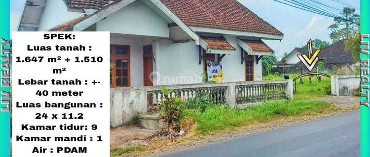 Dijual rumah + samping tanah sangat luas. 1