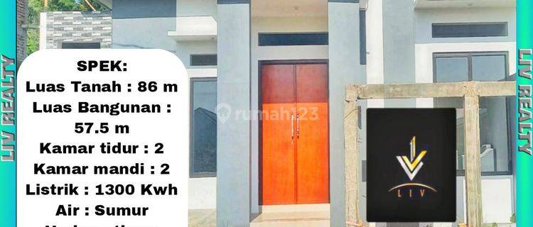 Dijual rumah baru minimalis dan strategis. 1