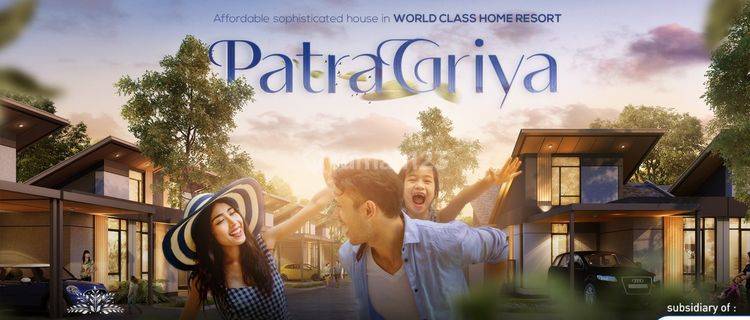 Cluster Patragriya  dengan konsep modern tropic 1 lantai model mezanin 1