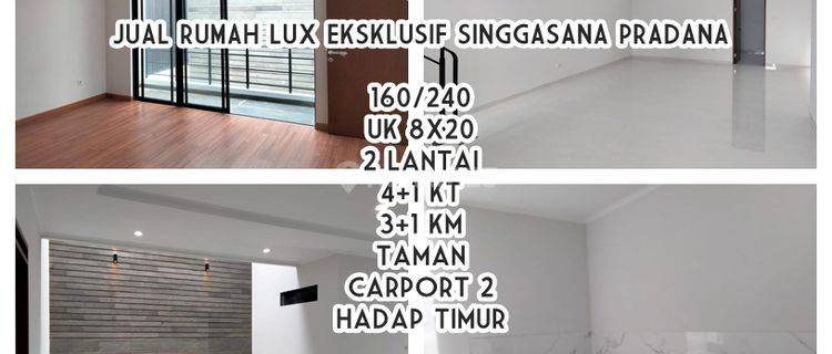 Rumah Lux Eksklusif di Singgasana Pradana 2 Lantai 1