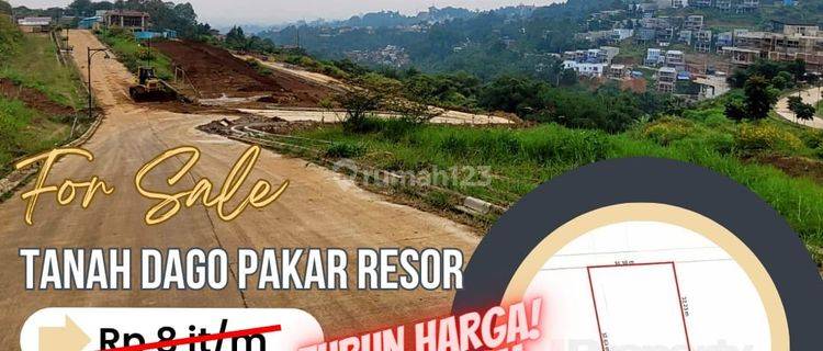 Tanah di Dago Pakar resort 519 m² HGB upslope  1