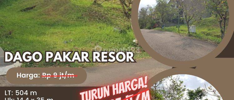 Turun harga Tanah di Dago Pakar Resort SHM 1