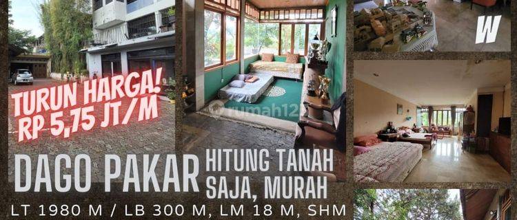 Rumah lama di Dago Pakar SHM hitung Tanah  1