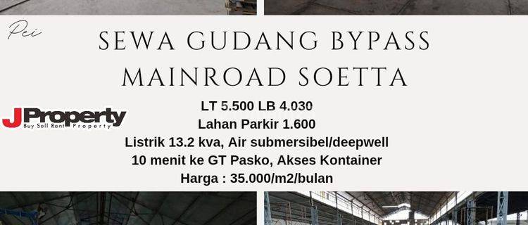 Disewakan Gudang 5500m  mainroad Soetta akses kontainer  1