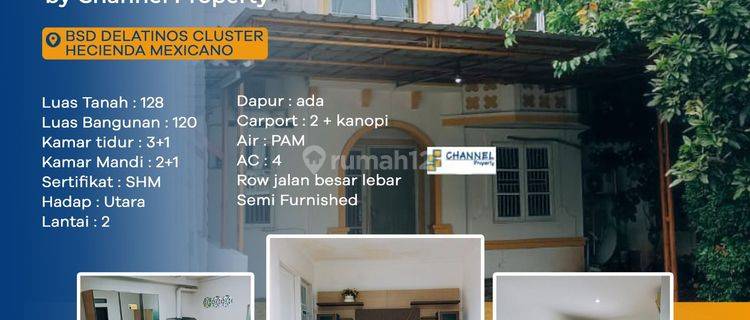 Rumah Siap Huni Cluster Lokasi Strategis, Rumah Di Bsd, Ne 1