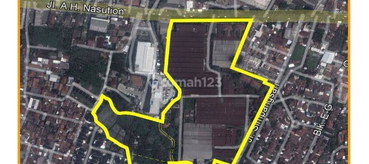 Dijual tanah bekas pabrik main road jl. A H Nasution  1