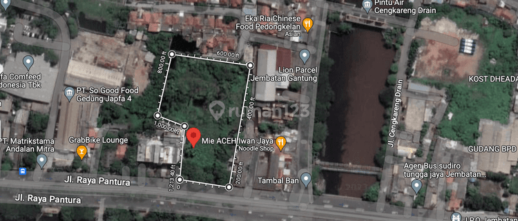 Dijual Lahan Komersial Luas 7.185m2 Lokasi Sangat Strategis di Jl. Raya Daan Mogot, Jakarta Barat  1