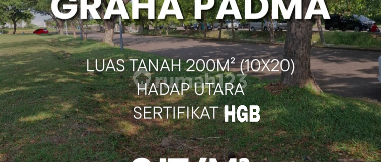 Tanah Kavling Premium Graha Padma Depan Sekolah Karang Turi 1