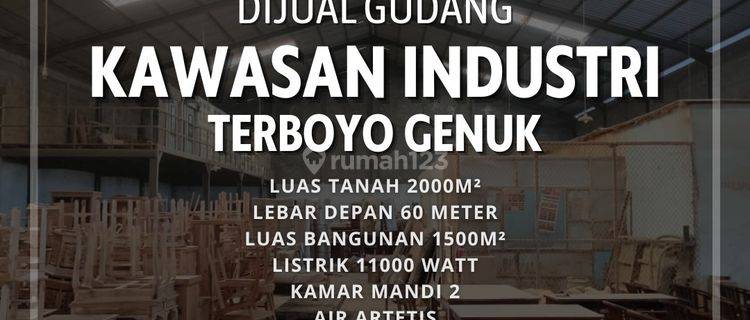 DIJUAL GUDANG SIAP PAKAI  di KAWASAN INDUSTRI TERBOYO SEMARANG, Genuk 1