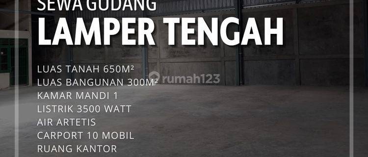 Disewakan Gudang Siap Pakai di Lamper Tengah, Semarang Selatan 1