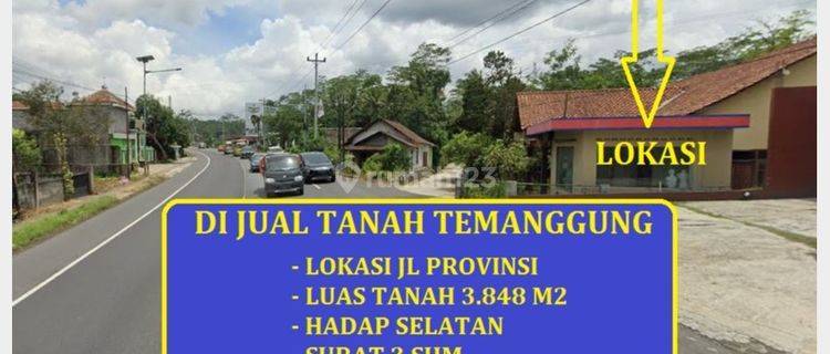 di jual tanah murah luas 3000 meter jl raya magelang semarang temanggung 1