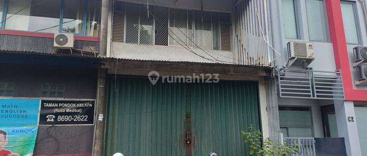 Ruko 2 lantai di depan kelurahan Pondok Kelapa 1